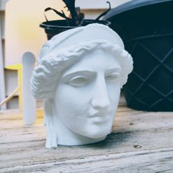 Classical White Bust Sculpture