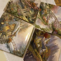Thomas Kinkade Illuminations Limited Edition 2005 Plates / Wall Art. $12 each Will Bundle.