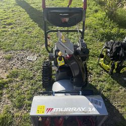 Murray 24 in. 208cc Self-Propelled 2-Stage Gas Snow Blower with Electric Start