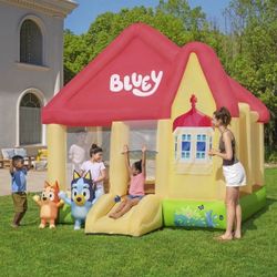 Bluey’s Kids Inflatable Mega Bouncy House with Slide $129.99
