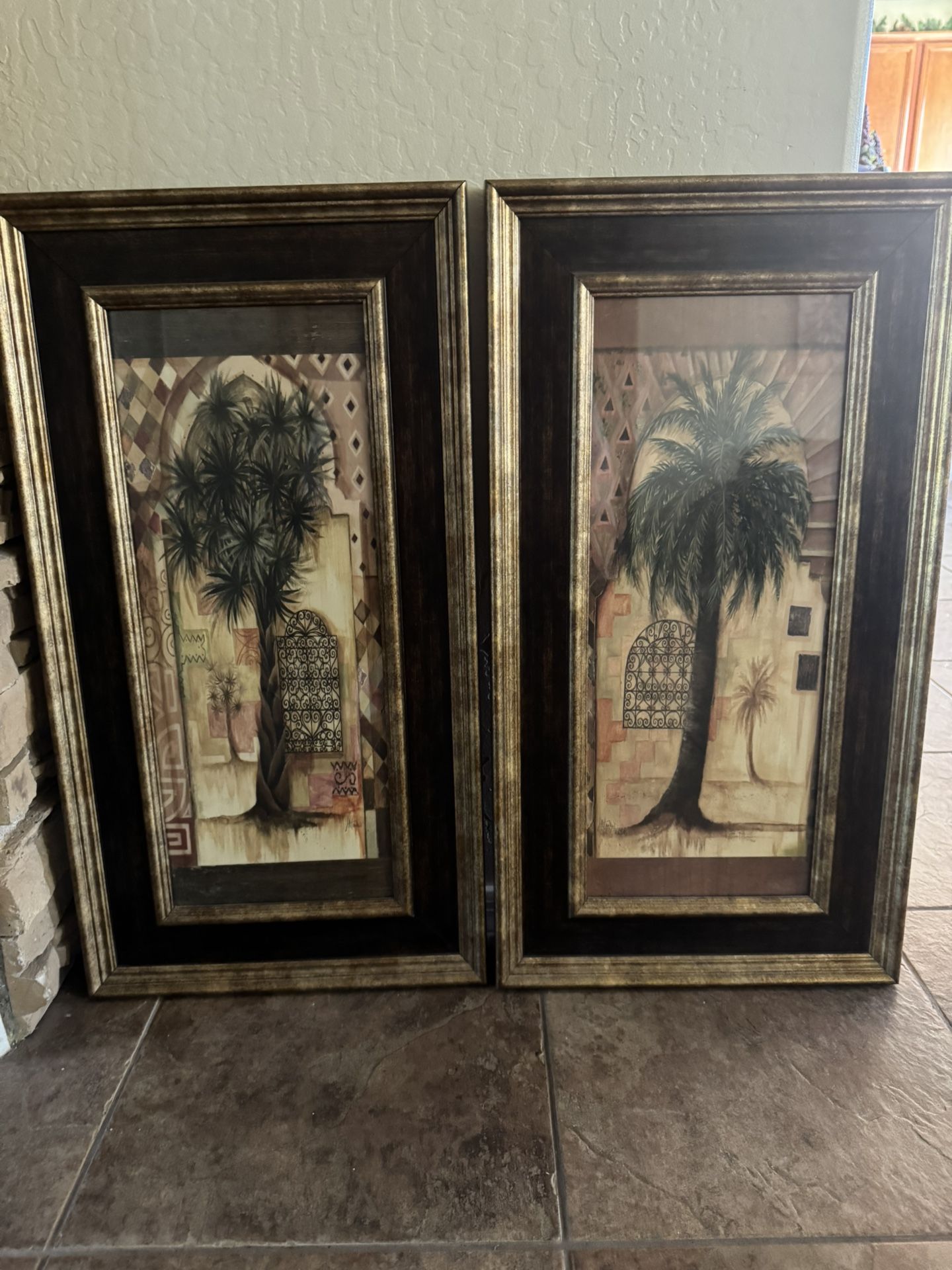 Framed Pictures Tropical X2