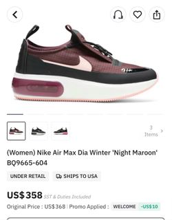 Women Nike air max dia winter