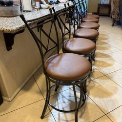 set of 6 new counter height bar stool 
