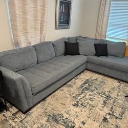 Blue Cindy Crawford Sectional