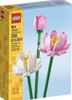 Lego #40647 Lotus Flowers. Building Toys. Easter Basket. Bridal Shower
