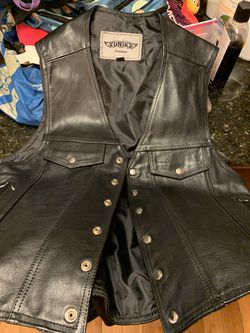 Unik Premium Men’s Leather vest Size XL never worn