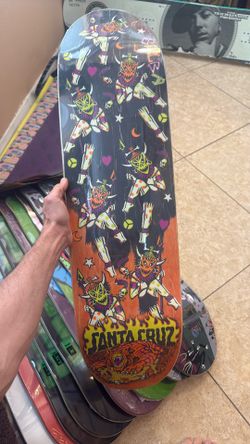 Santa Cruz Steve Alba Salba Firedance 8.8” Egg Shaped Skate Deck 