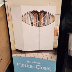 Extra Wide Clothes Closet