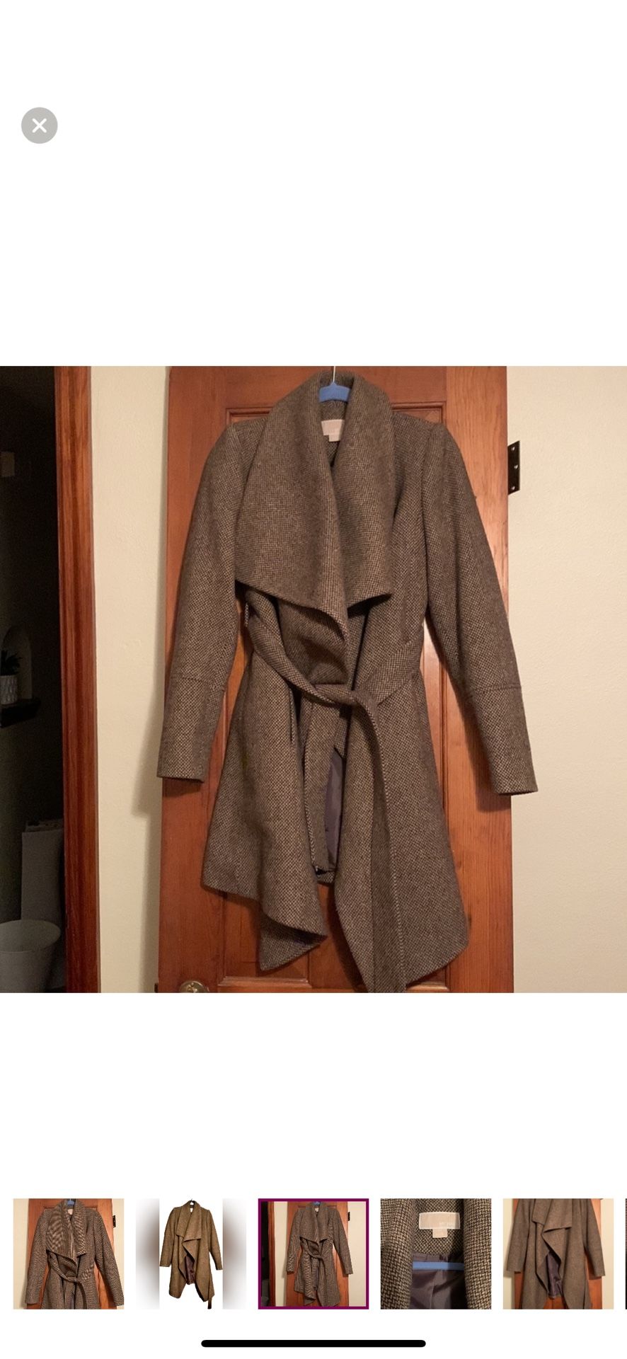 Michael Kors Wool Coat Size XS