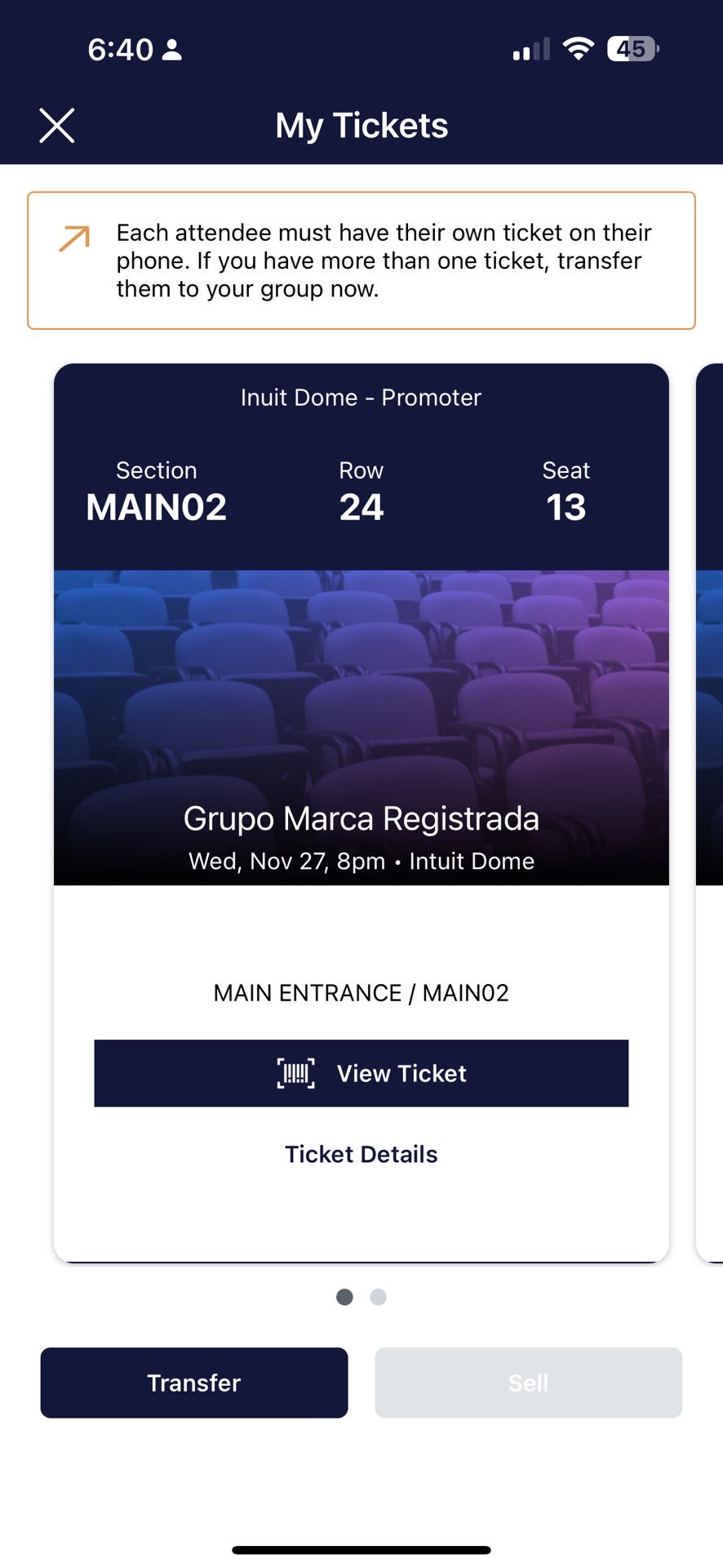 Marca Registrada Concert Tickets