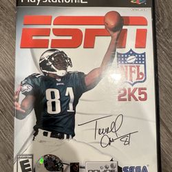 ESPN NFL 2K5 PS2 Game Complete Sony PlayStation 2 