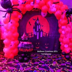 Halloween 🎃  Balloon Backdrop 