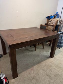 Dark Cherry Counter Height Dining Table w/chairs