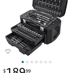 Hard 215 Pieces Mechanic Tool Set Brand New Never Use Excellent Condition In The Box Brand New Tool Box Never Used Heart 215 Pieces Brand New In The B