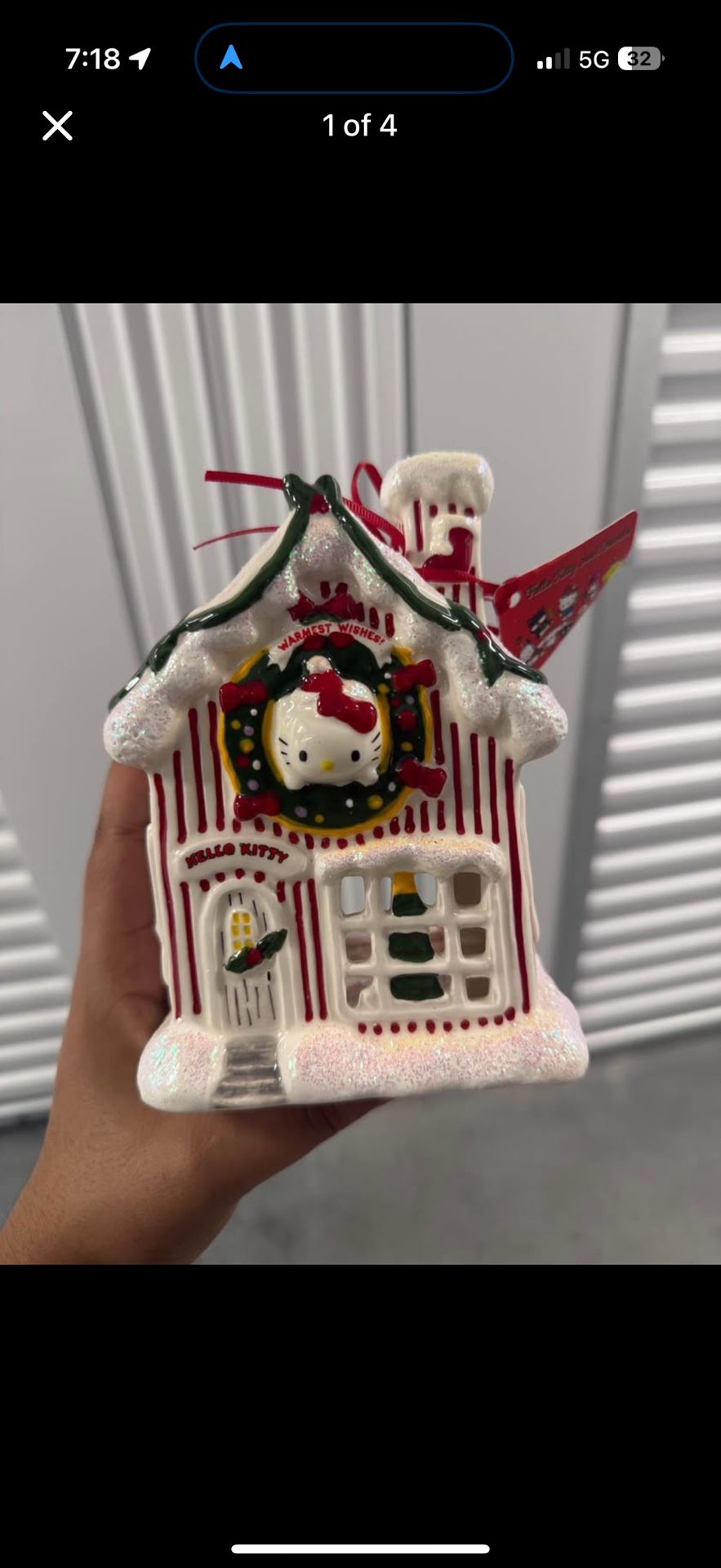 BlueSky Clayworks Hello Kitty Christmas House