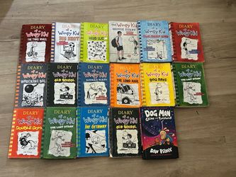 (Read Description) Diary of a Wimpy Kid Book Collection (Plus Dog Man Hardcover)