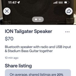 Ion Tailgator Speaker