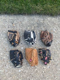 All Leather : Baseball Gloves      $25 each