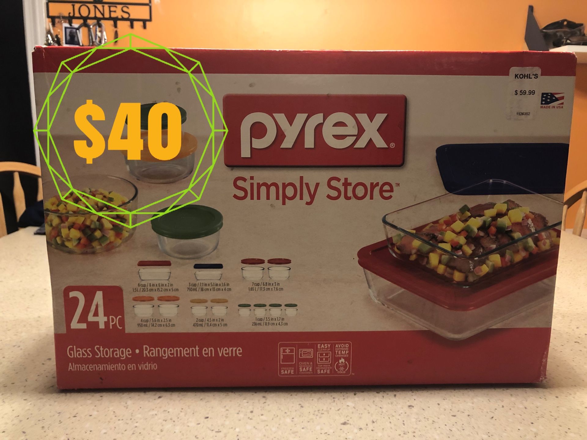 Pyrex simply store