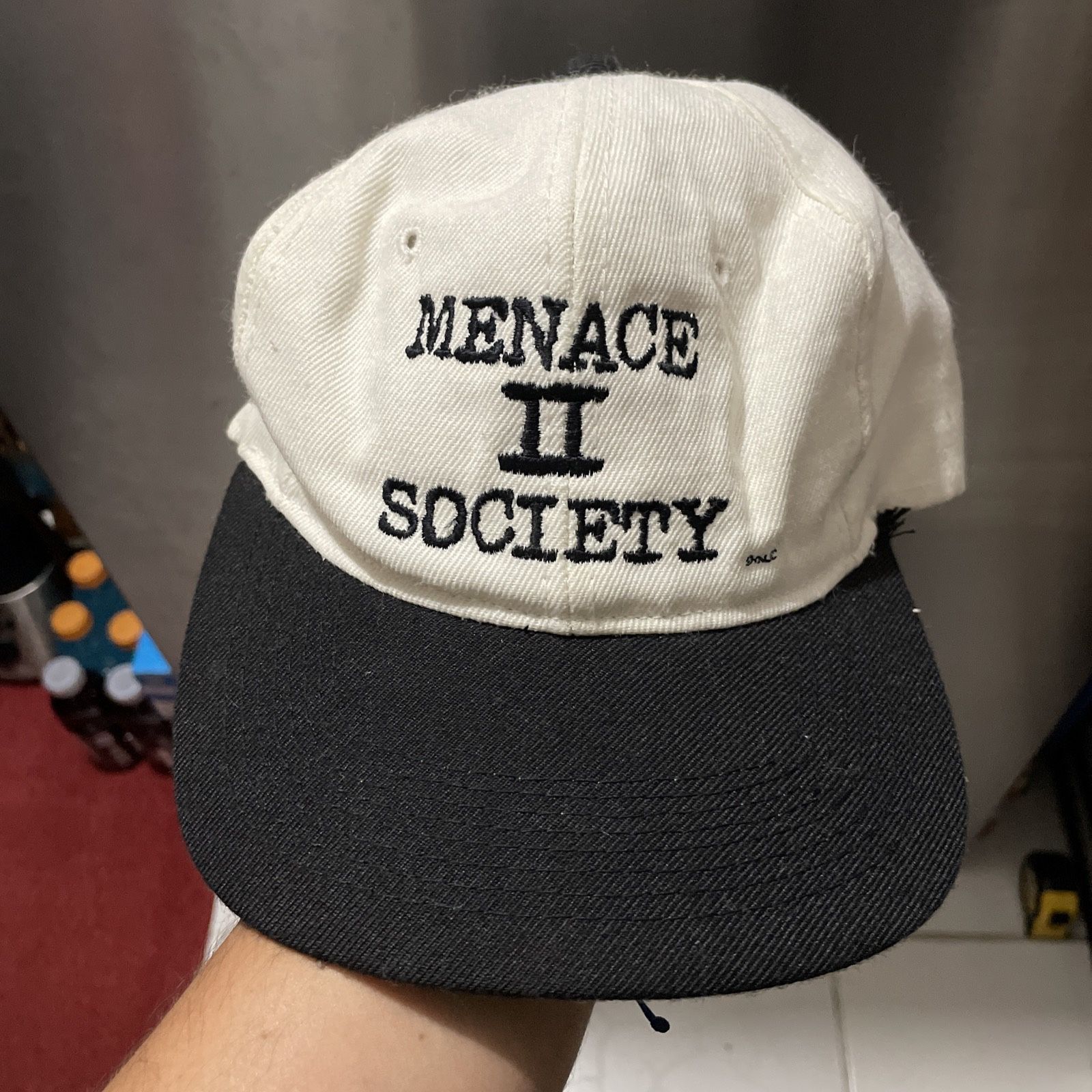 MENACE II SOCIETY Vintage 1993 Promo Cast & Crew Hat Cap Hat RARE