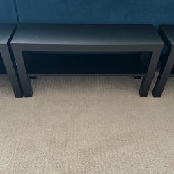 IKEA Lack Black Tv Bench 