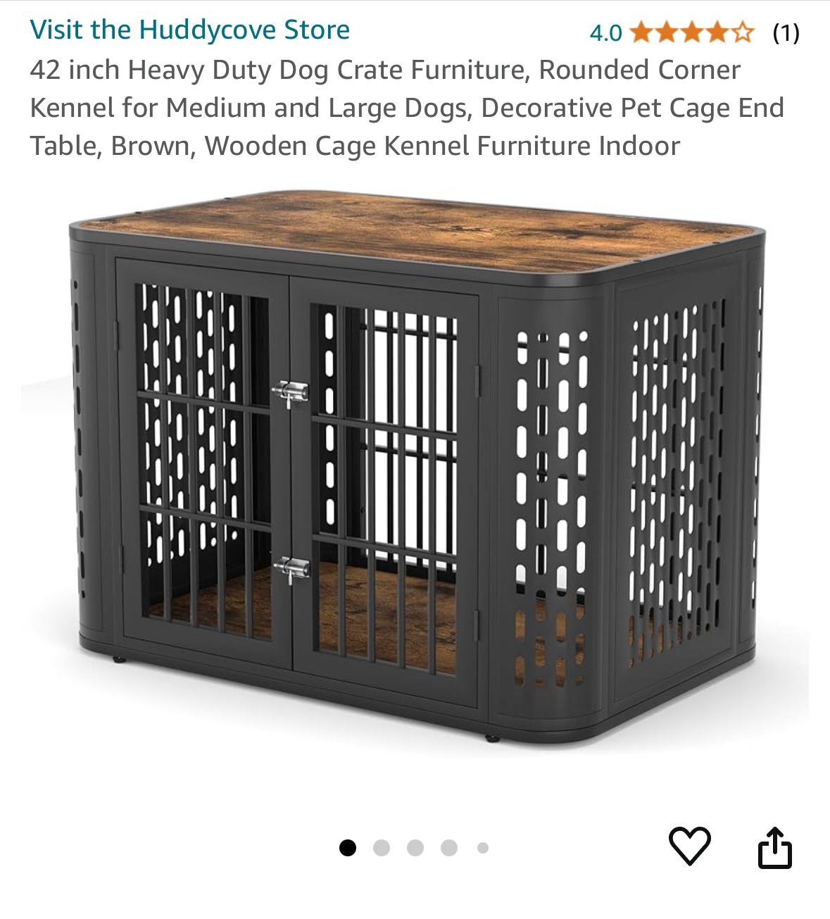Dog Crate/Kennel 42" For Large Dogs