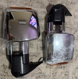 16-19 Toyota Tacoma Chrome LED Signal Power Heated Tow Mirrors