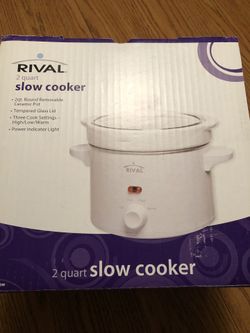 Rival 2 quart slow cooker