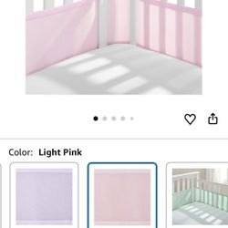 Baby Breathable Mesh Crib Liner