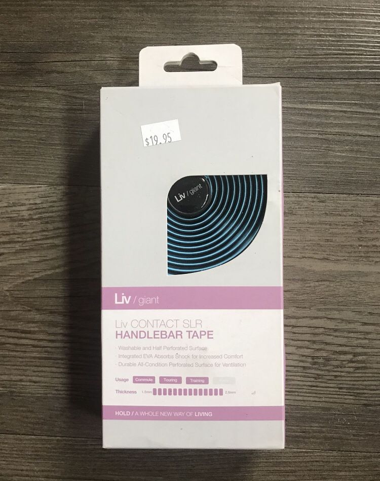 NIB Giant / LIV Handlebar Tape - Black w/ Blue Accent Dots