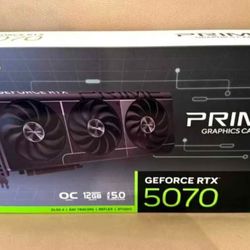 Brand New 5070 Asus Prime RTX Gpu