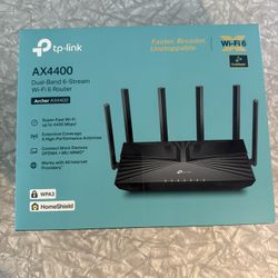 tp-link AX4400 Dual-Band 6-Stream Wi-Fi 6 Router