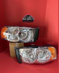 Dodge Ram 2002. 2005 Headlights.