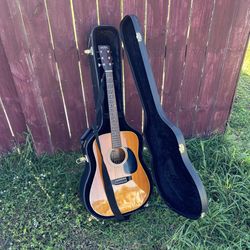 Martin Acoustic Guitar with case