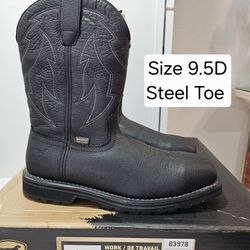 Red Wings Irish Setter Safety Toe Work Boots Size 9 And 9.5 