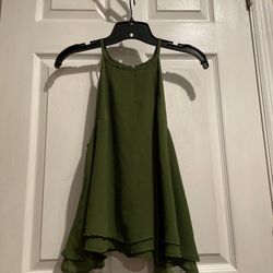 Green tank top