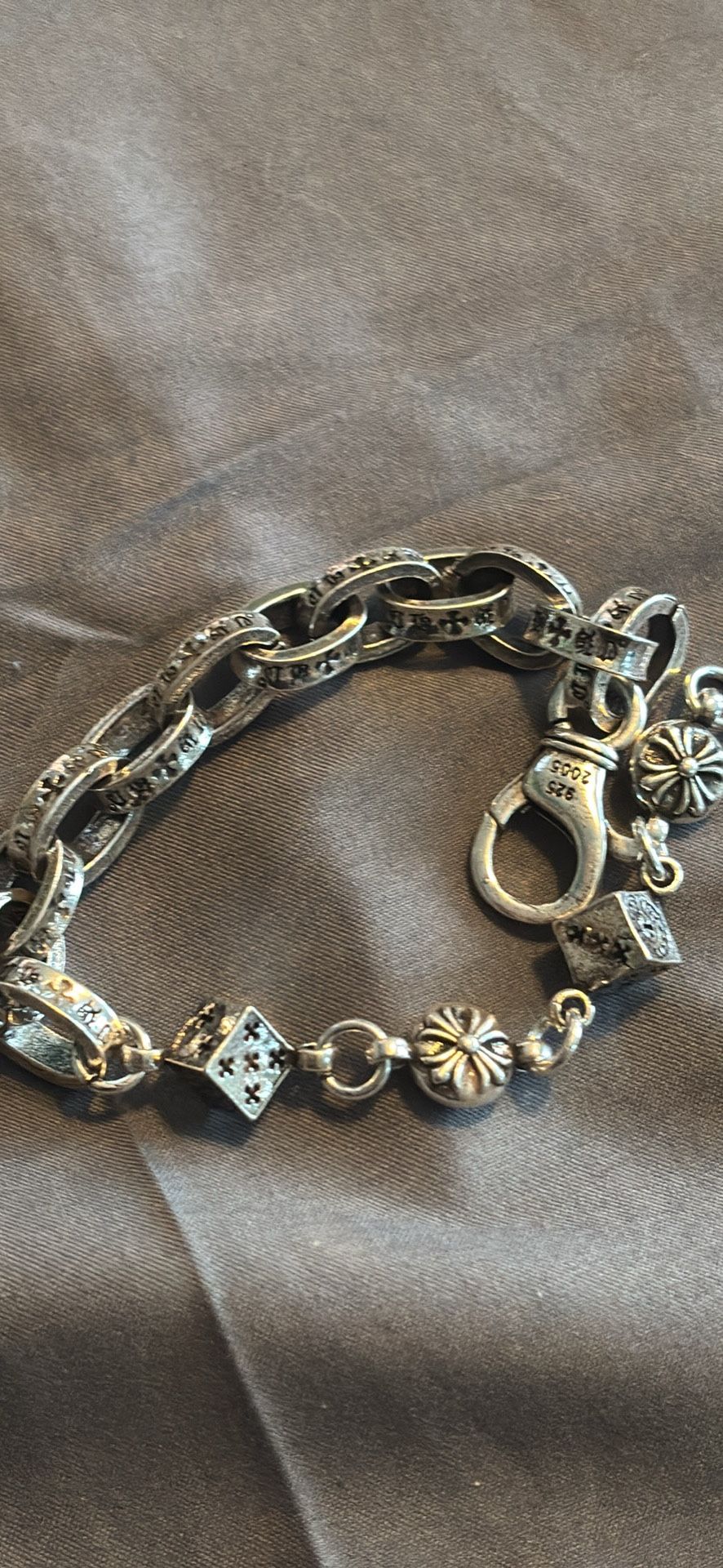 Chrome Hearts 925 Silver Bracelet 