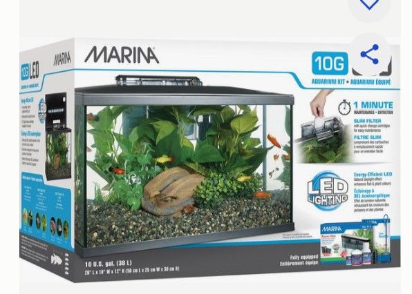 Marina Aquarium Fish Tank Kit Brand New