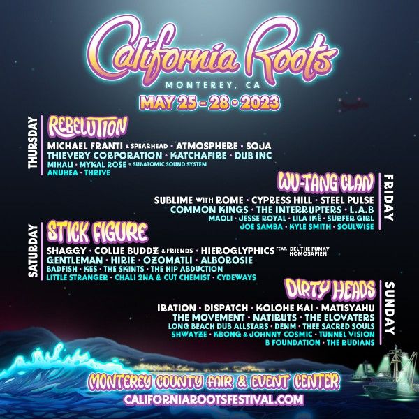 Cali roots Sunday Ticket