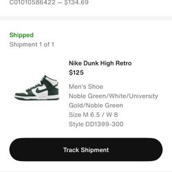 nike high dunks green