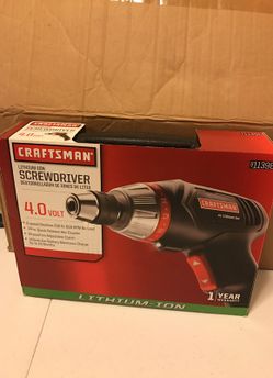 Craftsman Lithium-Ion Screwdriver