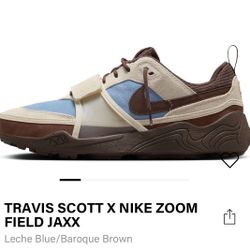 Travis Scott Nike Zoom Field Jaxx Size 6.5