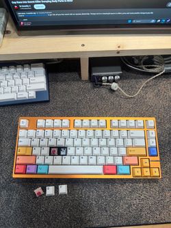 Custom mechanical keyboards and keycap sets  gmk pbtfans novel keys