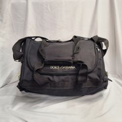 Dolce & Gabbana Black Travel Nylon Tote Bag 15x10x9 Carry-on 