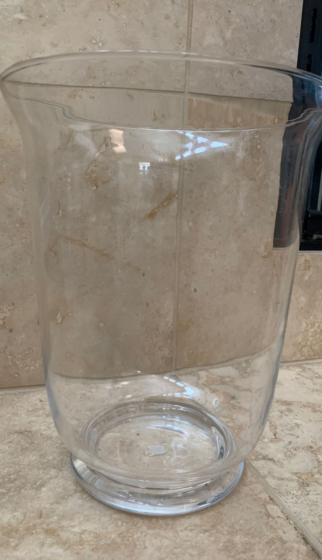 Glass Vase 11 inches tall