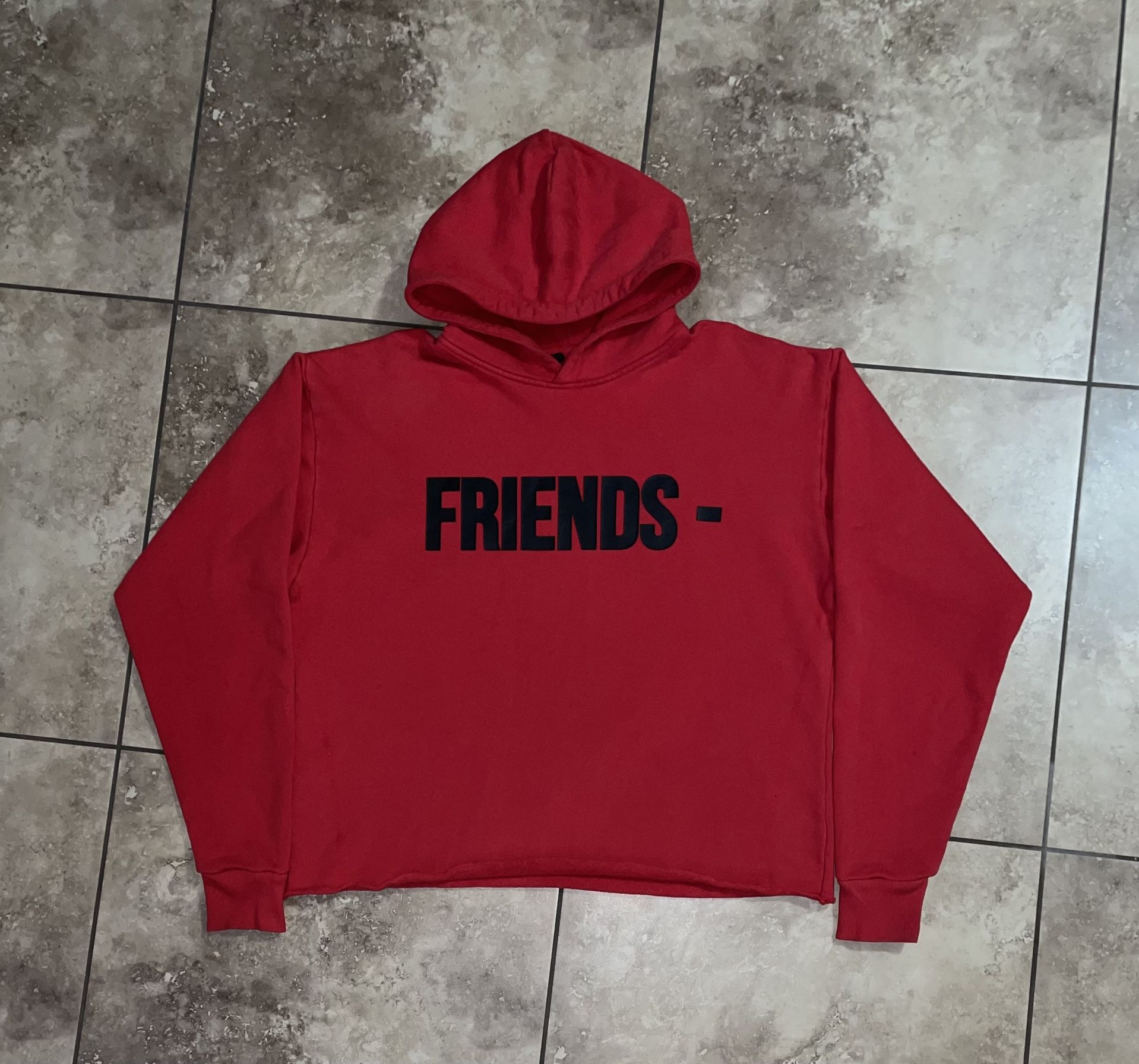 Vlone Friends - Hoodie ‘Red/Black’ Size Medium