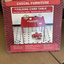 Coca Cola Folding Table