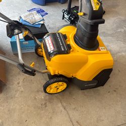 Dewalt Battery Powered Snow Blower