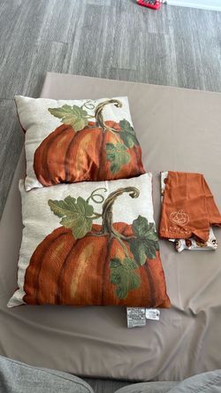 Pumpkin pillows