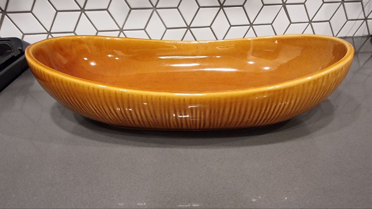 VTG Colin Cowie Orange Tray 14"